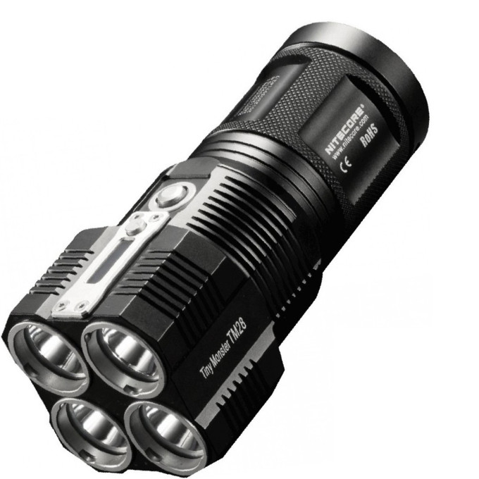 Фонарь NITECORE TM28, комплект 4×18650 3100 mAh 1610 6